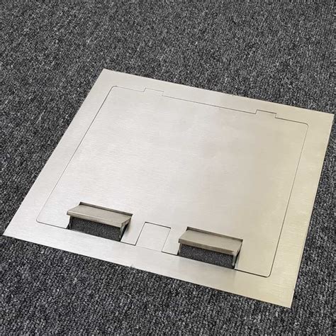 floor box stainless steel lid|floor outlet cover flip lids.